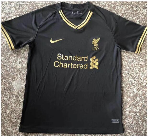 Liverpool Black Golden Training Shirt 2020/21